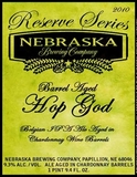 Nebraska Brewing Company Hop God Barrel Aged Beer