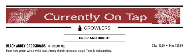 Create A Print Beer Menu With One Click